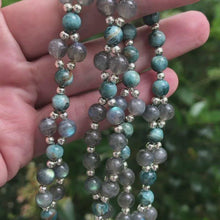 Load and play video in Gallery viewer, Labradorite & Apatite