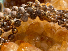 Load image into Gallery viewer, Smokey Quartz & Fossilized Jasper